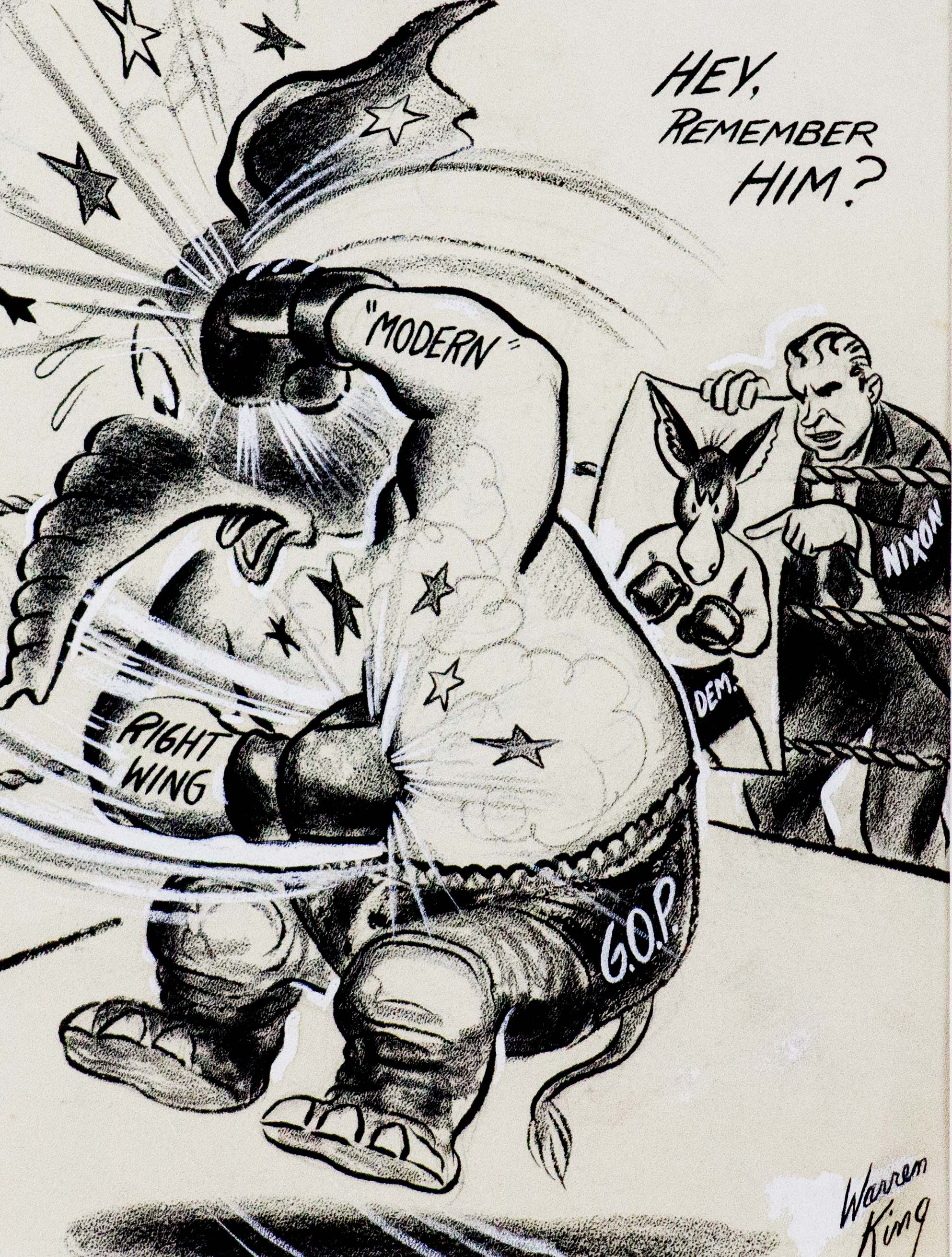 Nixon At The Ring